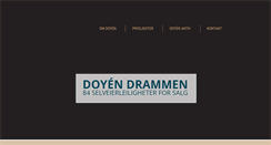 Desktop Screenshot of doyen.no